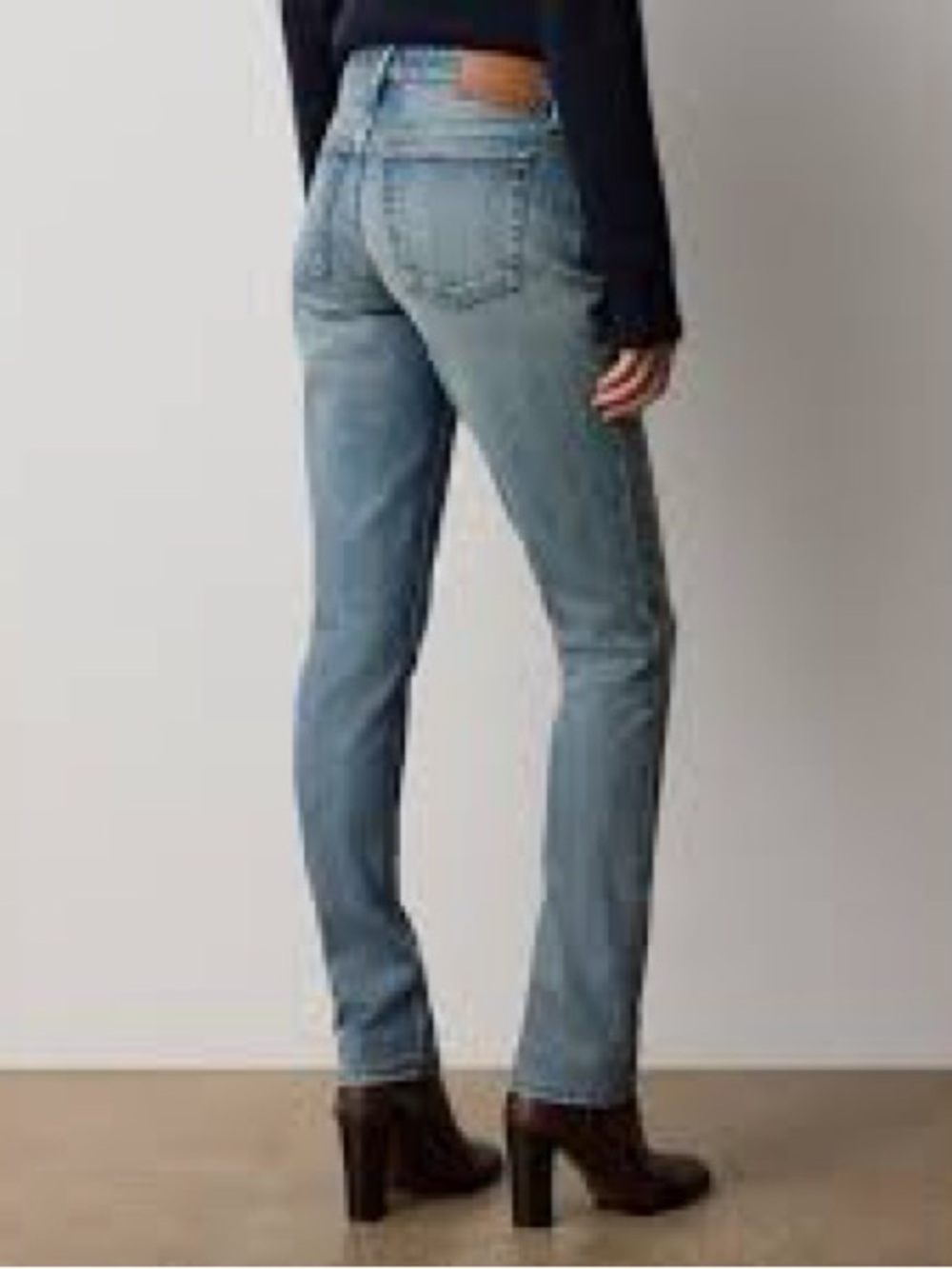 Polo by Ralph Lauren Light Blue High-Rise Straight Jeans